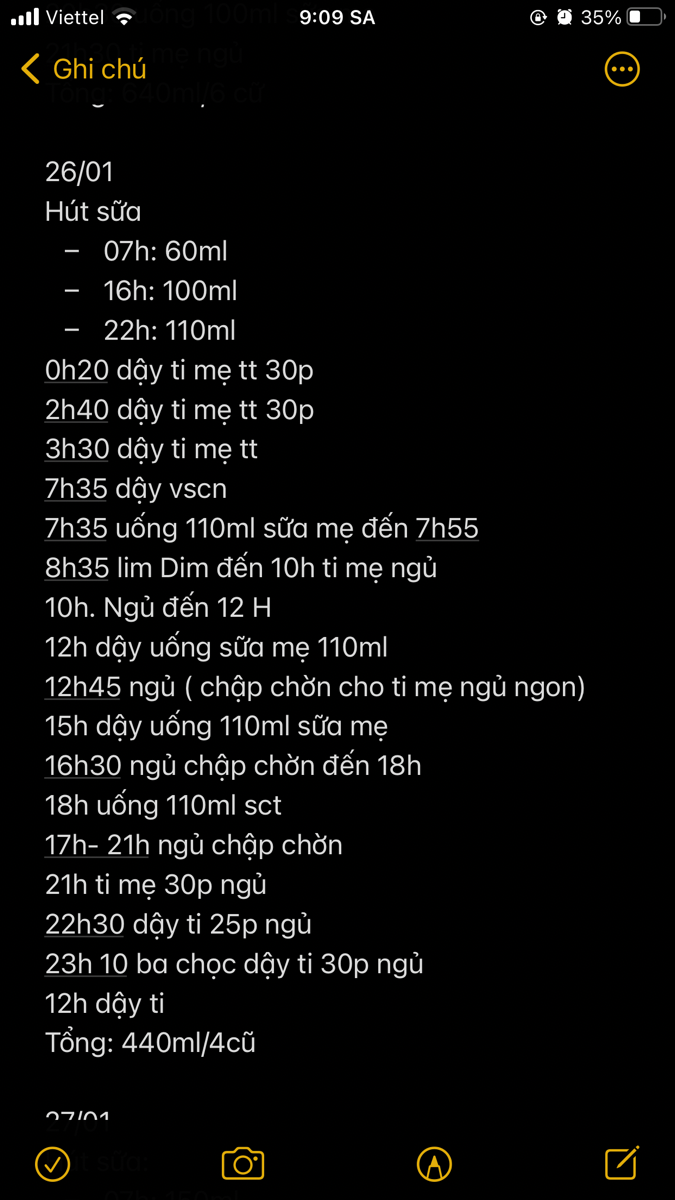 Bé nhà mình cứ bế trên tay ngủ, đặt xuống chưa tới 5p dậy, mẹ thực hiện bế lên đặt xuống 4-5l sau đó bé ngủ nhưng cũng 15-20p dậy. Mẹ ktra tã và bé bú no, vỗ ợ trc đó. Một ngày bé ngủ 3 giấc, có hôm 2 giấc còn lại thức hoặc ngủ lơ mơ đến giấc tiếp theo mẹ cho uống sữa và tiếp tục cho giấc mới. Bé nhà mình bữa mẹ( ti bình và tự mẹ tt), thỉnh thoảng thiếu sữa mẹ mới bổ sung sct. Mamibabi Tư vấn giúp mình cách giúp bé vào giấc với.