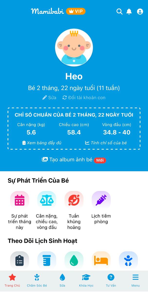 Chỉ với chiếc điện thoại của mình, mẹ đã có trong tay cuốn “cẩm nang số” với đầy đủ nội dung từ lúc bầu đến sinh con và nuôi con: 

1. Chế độ dinh dưỡng khoa học dành cho mẹ

- Thực đơn đa dạng cho từng giai đoạn
- Mẹo ăn uống để duy trì nguồn sữa dồi dào và vóc dáng cân đối
- Chăm sóc sức khoẻ tiền sản và hậu sản 

2. Dinh dưỡng cho bé yêu 

- Sữa mẹ và sữa công thức
- Hướng dẫn ăn dặm chuẩn khoa học
- Giải pháp cho bé biếng ăn

3. Chăm sóc sức khỏe mẹ và bé một cách toàn diện

- Chăm sóc sức khoẻ cho mẹ bầu và sau sinh 
- Luyện ngủ khoa học cho bé
- Các bài tập vận động cho bé 
- Hỗ trợ phòng tránh và xử lý các bệnh thường gặp 

Mẹ có thể xem hơn 80 khoá học và đặt câu hỏi cho Mamibabi tại đây https://mamibabi.com.vn/khoa-hoc