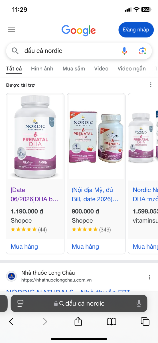 Viatamin elevit bầu hồng úc
DHa nordic
Canxi Anica