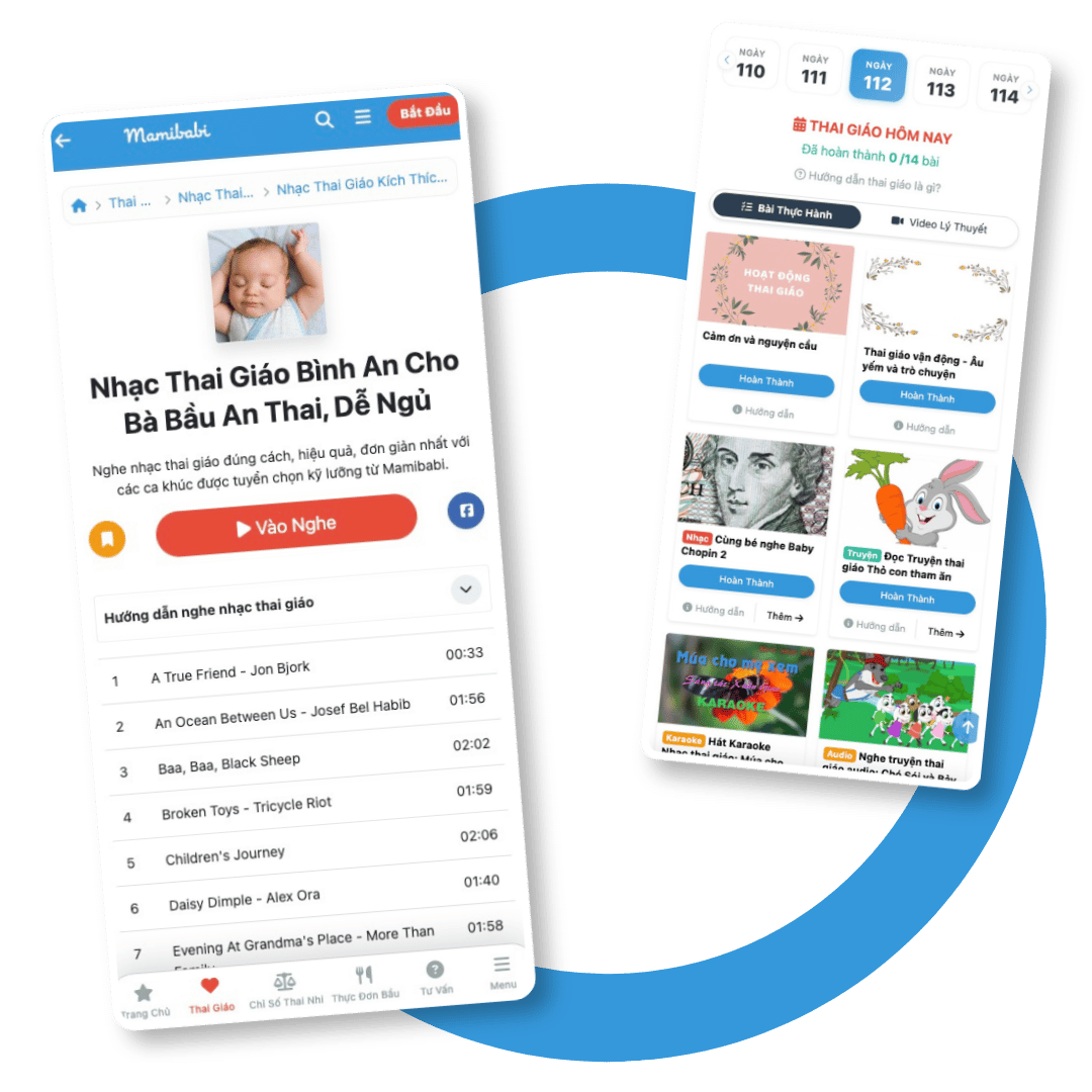 App nhạc thai giáo