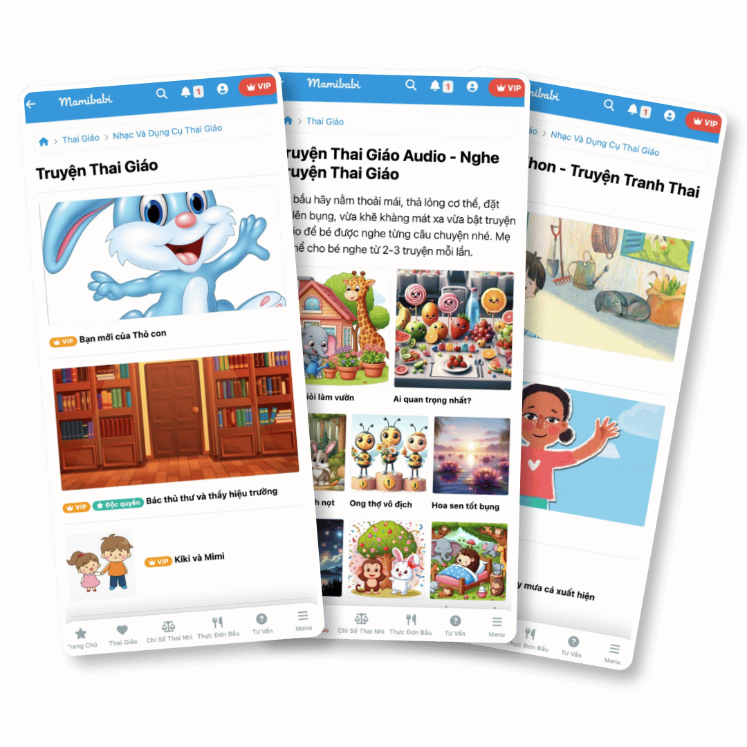 App truyện thai giáo Mamibabi